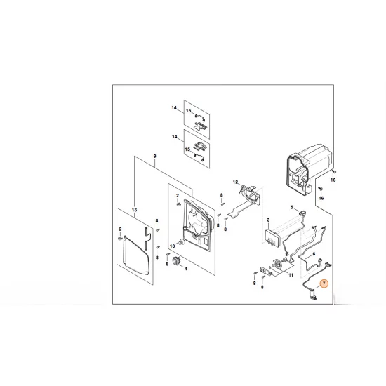 STIHL  Wiązka kabli 4854 440 3001